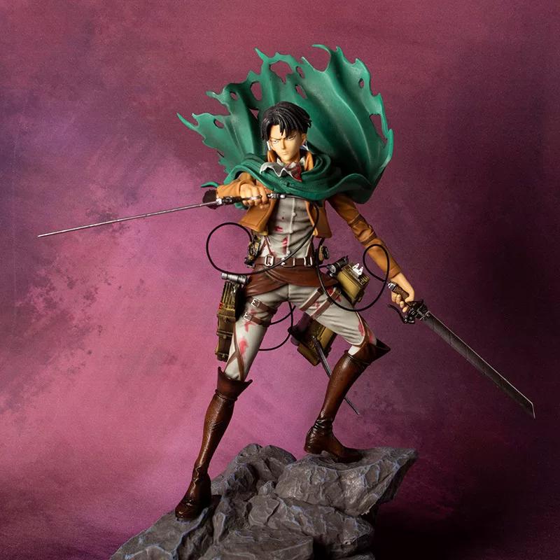 Attacking Giants Levi Anime Figure Static Statue Creativity Collectible Model Toy Office Desktop Decorations Peripheral Gifts