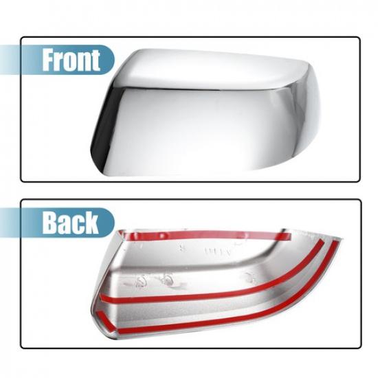 Chrome Top Half Mirror Cover Handle Cover for Chevy Tahoe Suburban for GMC Yukon