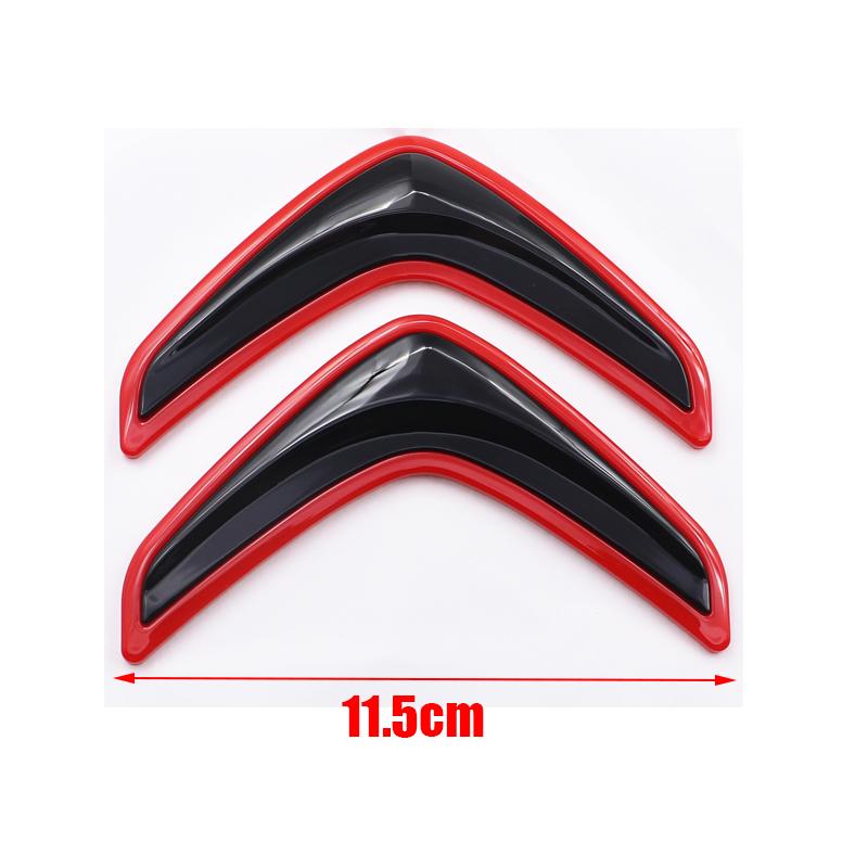 1pcs ABS new 8.1cm 11.5cm Citroen Car Rear Bumper tail door trunk car rear Emblem sticker styling Accessories
