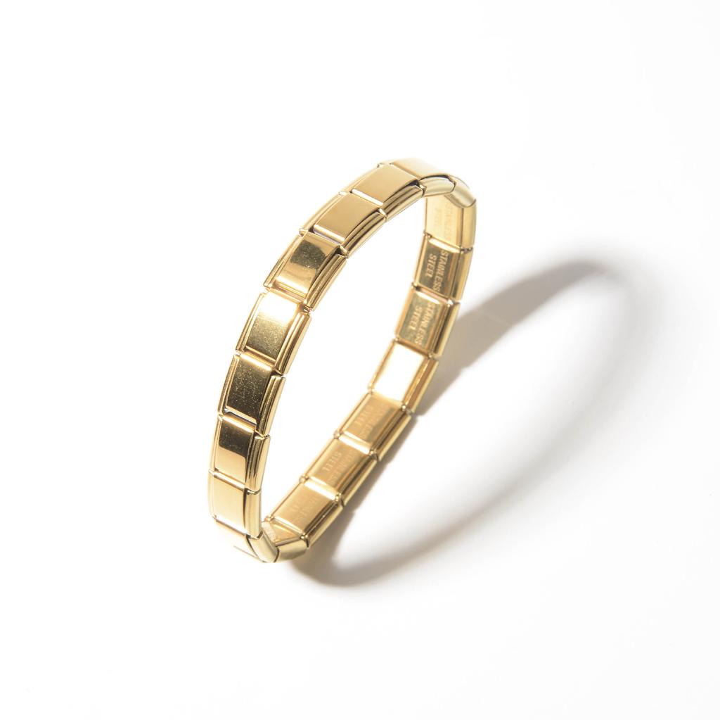 Новый итальянский браслет с подвесками для женщин и девочек, модные высококачественные матовые подвески, браслет из нержавеющей стали, изготовление ювелирных изделий своими руками