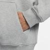 Nike Solid Color Hooded Pullover Long Sleeve Sweatshirt Men Tops Grey FN3348-063