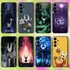 Чехол для телефона H-Hollow K-Knight Silksong для Samsung S25, S24, S21, S22, S23, S30, Ultra, S20, Plus, Fe, Lite, Note, 10, 9, 5G Черный