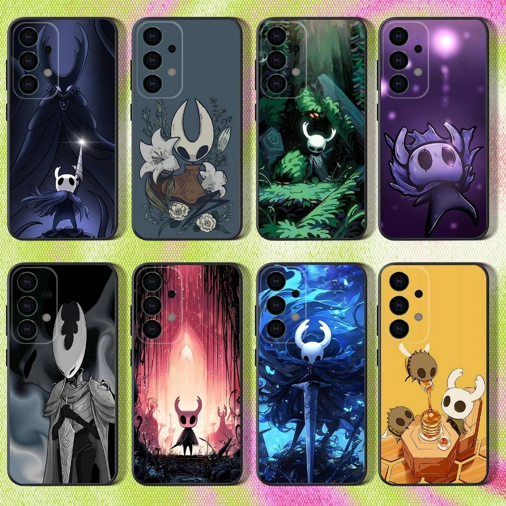 Чехол для телефона H-Hollow K-Knight Silksong для Samsung S25, S24, S21, S22, S23, S30, Ultra, S20, Plus, Fe, Lite, Note, 10, 9, 5G Черный