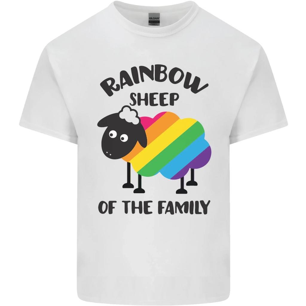 Rainbow Sheep Funny Gay Pride Day LGBT Kids T-Shirt Childrens