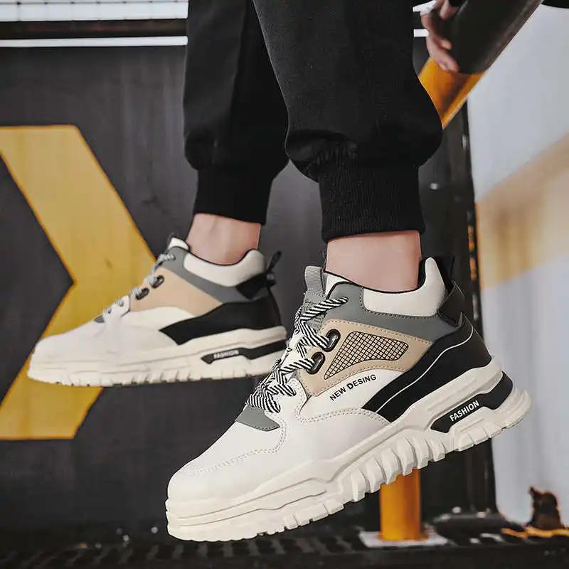 Массивные кроссовки на резиновой подошве Мужские Роскошные Дизайнерские Теннисные ботинки Мужские Красные Мужская обувь Спортивные Суперудобные Высокий бренд Топ роскоши