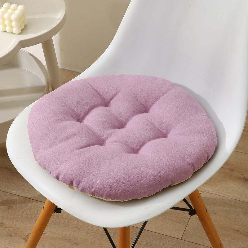 Удобная подушка для сиденья обеденного стула 30/40/45/50 с принтом, утолщенная круглая/квадратная, нескользящая подушка для столовой в студенческом офисе