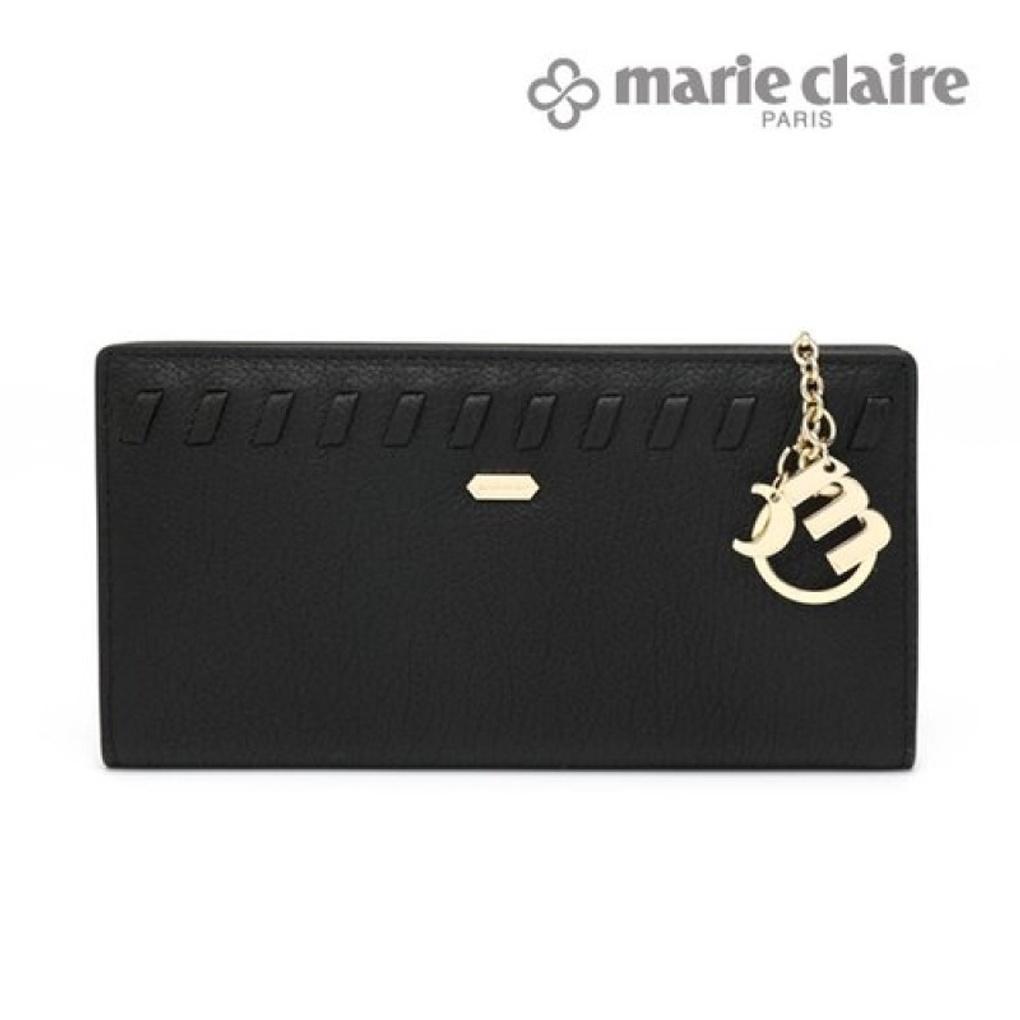 Mari eclaire 17 9 100% natural cowhide slim pretty long wallet