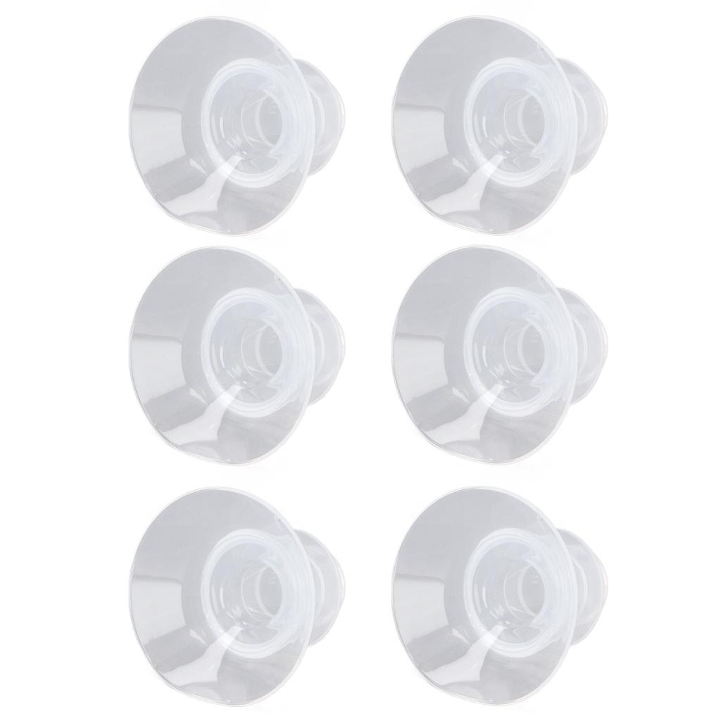 6 шт. Фланцевые вставки Hands Free Bust Pump Носимые портативные Spectra 24 мм Щиты Фланцы 13 мм /