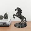 3d Printed Horse Ornament 3d Printed Horse Decor 3d Printed Horse Figurine Sculpture Black Statue Decoration Home Office
