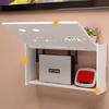 Настенная полка-бокс для Wi-Fi роутера, беспроводного кронштейна, хранение кабелей - Полезное