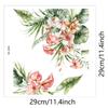 Green Plant Leaves Flower Wall Sticker Bathroom Toilet Decor Living Room Cabinet Home Decoration Decals Beautify Self Adhesive M