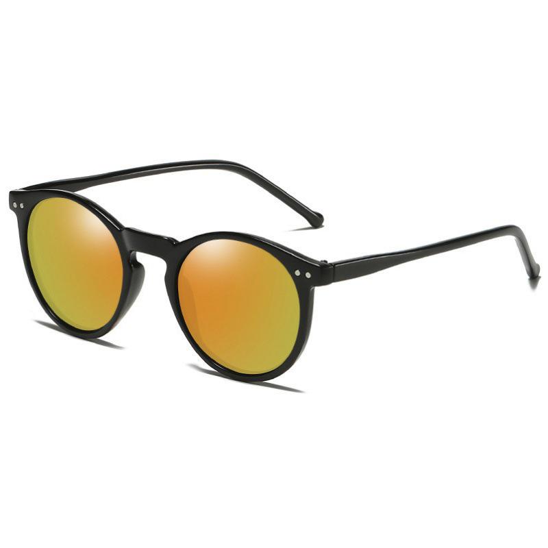 Retro Black Frame Polarized Sunglasses - European & American Classic Fashion for Women