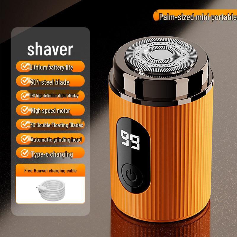Компактная мужская электробритва - Полностью моющаяся, Суперчистая, Портативная для путешествий