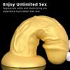 Реалистичный фаллоимитатор с присоской, огромные фаллоимитаторы, секс-игрушки для женщин и мужчин, искусственный член, большой золотой пенис, анальная Анальная пробка, эротическая