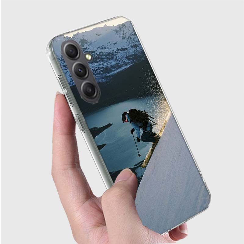 Skiing Snow Snowboard Ski Phone Case for Samsung A16 A26 A36 A56 A17 A37 A57 A07 A06 A02S A03 A04S A05S Galaxy Note 20 10 A50S A