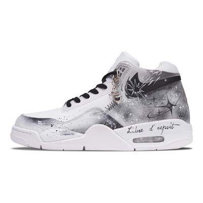 Flight Legacy Starlight Isle Ash Высокие Винтажные Баскетбольные Кроссовки Мужские Черно-Серые BQ4212-101(Team365-)