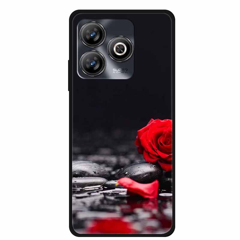 Чехол для ZTE Blade A75 A75 4G Милый Мягкий Силиконовый ТПУ Расписной Кот Чехлы для Телефона для ZTE BladeA75 4G A 75 Задняя Крышка Оболочка Новая Сумка
