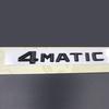 3D ABS черный, серебристый логотип, эмблема 4MATIC, значок на крыло автомобиля, наклейка на багажник для 4MATIC Stikcer, аксессуары