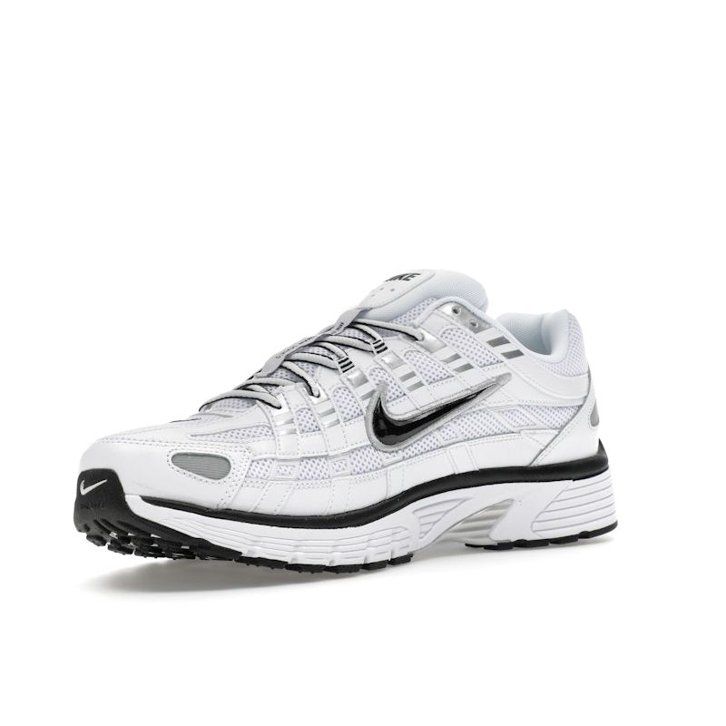 Nike P-6000 Белый Металлик Серебристо-Черный Унисекс Кроссовки CD6404-107
