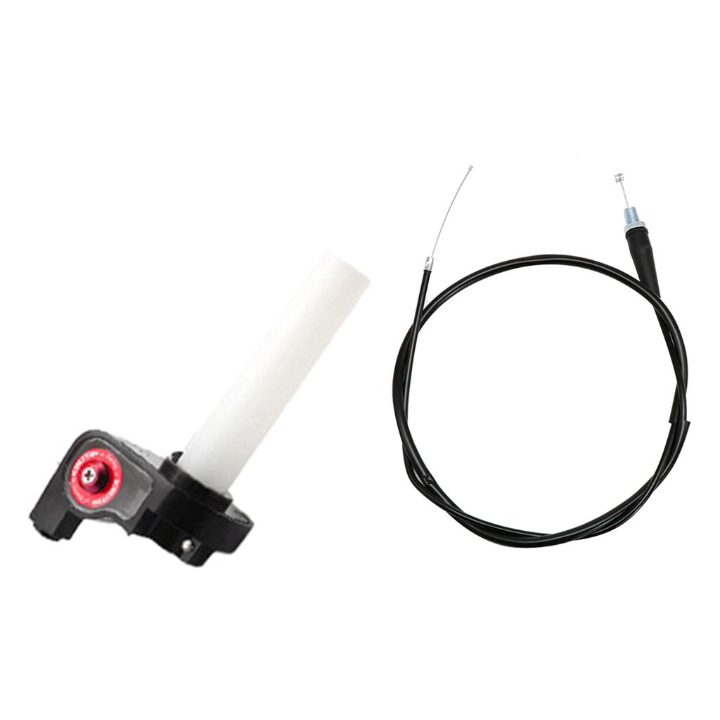 Алюминиевая ручка дроссельной заслонки, поворотная ручка с видимым уровнем масла, улучшает контроль и стиль, простая установка, долговечность