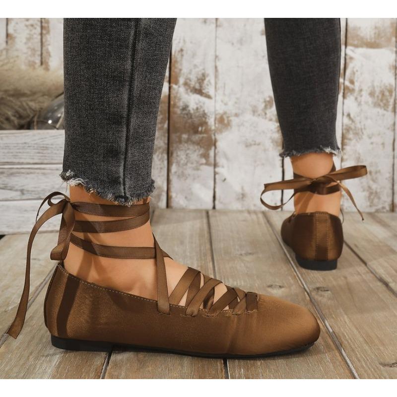 Модные женские балетки, обувь для балета, неглубокие повседневные римские сандалии, тренд 2025, модная весенняя обувь для платья, удобные новые брендовые женские кроссовки