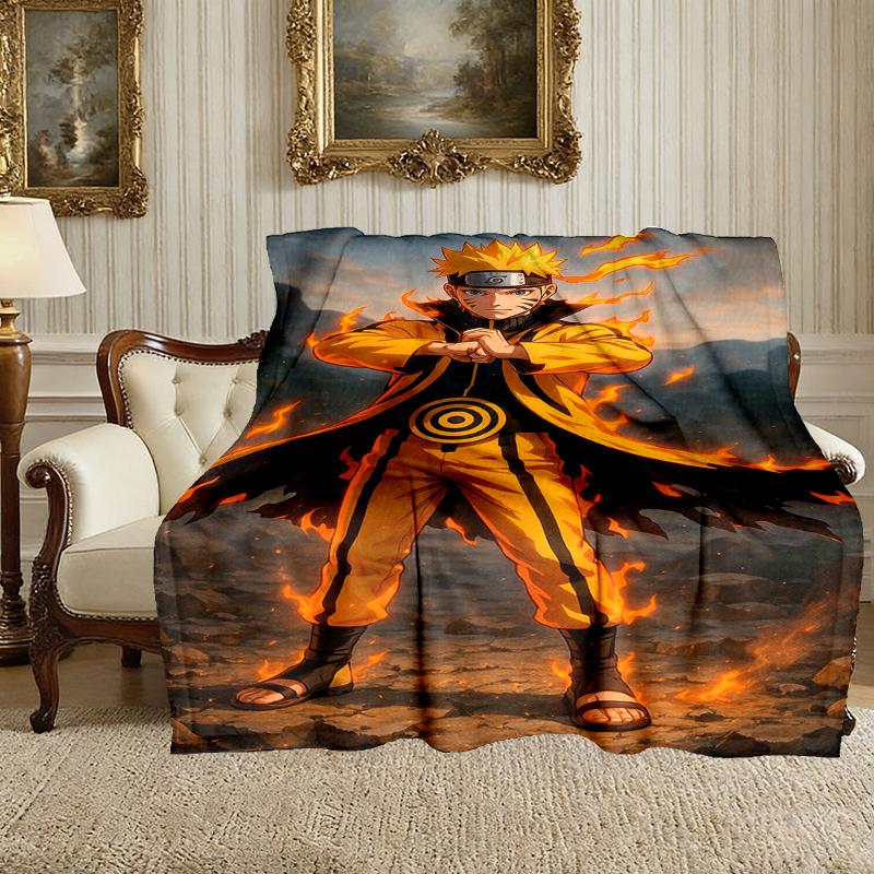 [naruto Blanket] Creative Blanket for Women Men Family Friend on Birthday Mothers Fathers Day Valentines Day