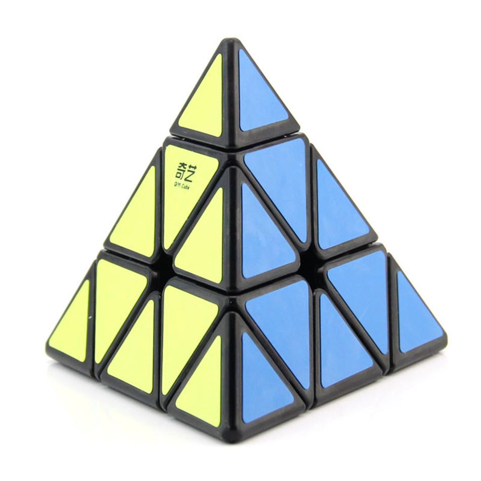 10 видов Qiyi 3X3X3 Пирамидка Скоростной Кубик Рубика Профессиональный Кубик Рубика Головоломки Цветные Обучающие Игрушки Для Детей