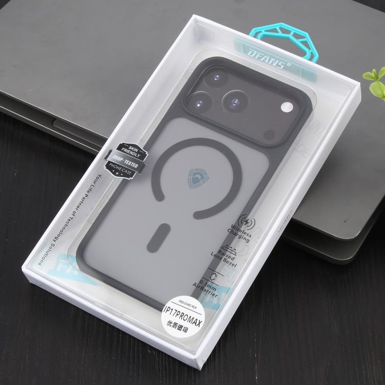 DFANS DESIGN Leather Texture Frosted Magsafe Magnetic Phone Case