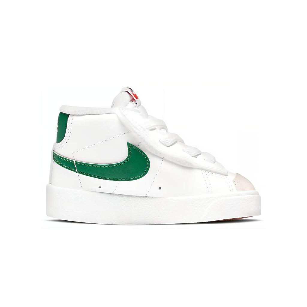 Nike Кроссовки Blazer Mid 77 Vintage Устойчивые к истиранию Устойчивые к истиранию Средняя высота Скейтбордические Кроссовки Белый Зеленый DA4088-115