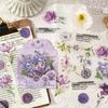 JIAMEI 40pcs Creative Flower Aesthetics Waterproof PET Stickers DIY Diary Scrapbook Decor Journal Supplies