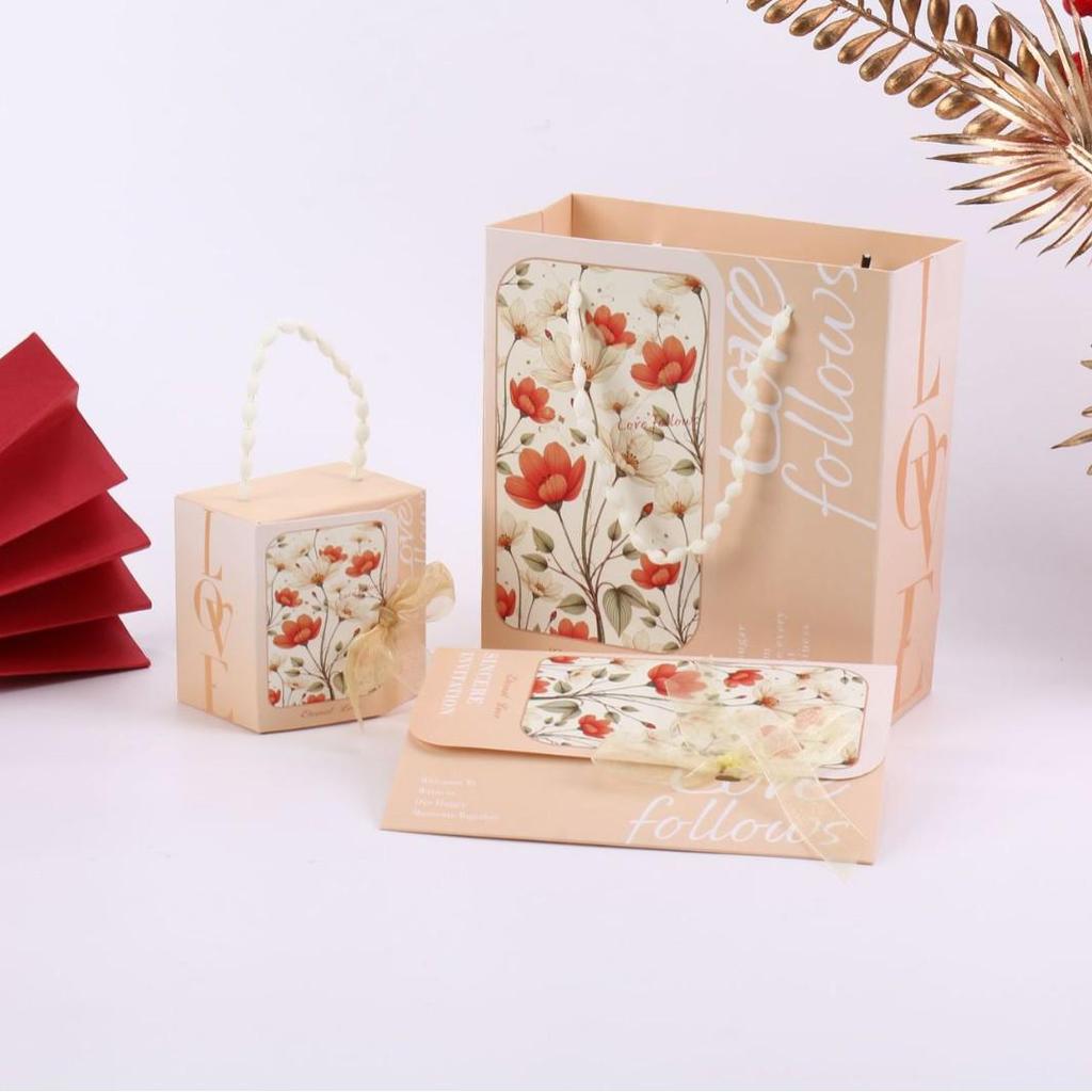 Handheld Wedding Candy Gift Box - Elegant Special Packaging