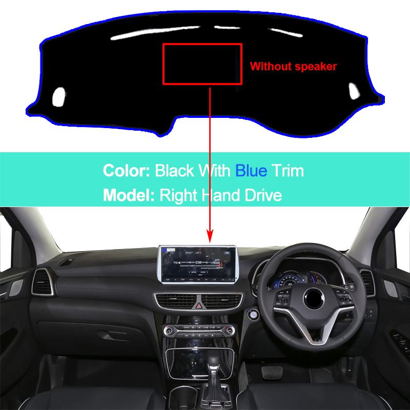 Anti-Slip Car Inner Dashboard Cover DashMat For Hyundai Tucson Rug Carpet Cushion Sun Shade Pad Protector