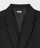 Taildern Oversized Double Breasted Jacket Black