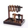 With Hooks Key Storage Rack Wooden Bathroom Shelf Jewelry Display Plate  Earrings Pendants