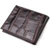 Миниатюрное мужское портмоне из натуральной фактурной кожи CANPELLINI Purse 21521 Коричневое