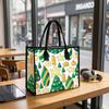 Christmas Pattern Tote Bag For Women Large Capacity Handbag For Holiday Shopping Daily Use