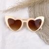 Новые женские милые солнцезащитные очки ярких цветов в форме персикового сердца, женские солнцезащитные очки с защитой от ультрафиолета