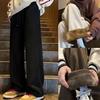 Winter Corduroy Thickened Pants Men's Loose-Fit American Style Straight-Leg Sweatpants Lamb Fleece Cold-proof Heavy Trousers