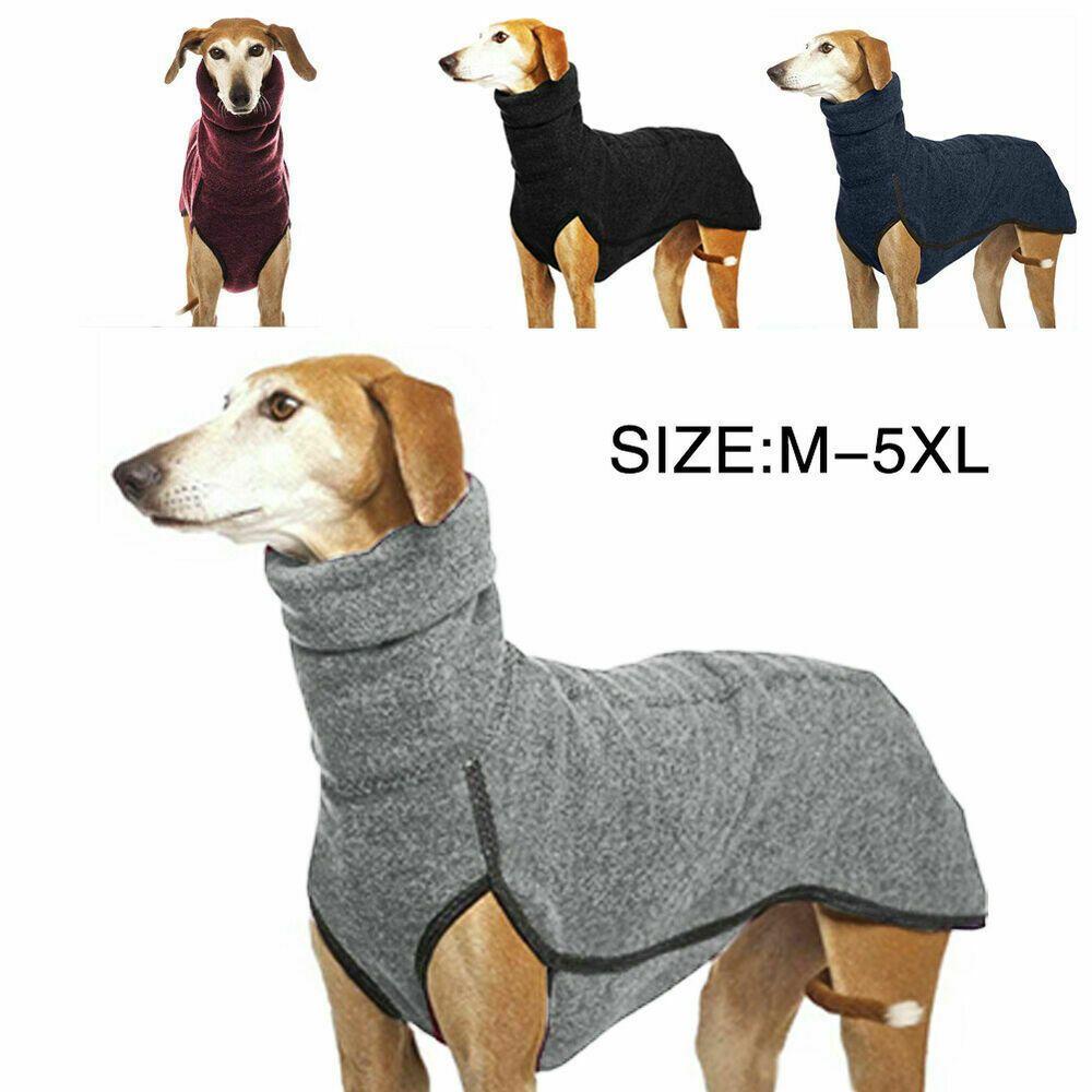 Apparel Greyhound Costumes Harness Vest Dog High Collar Sweater Pet Hoodie Coat Pitbull Coat Jacket