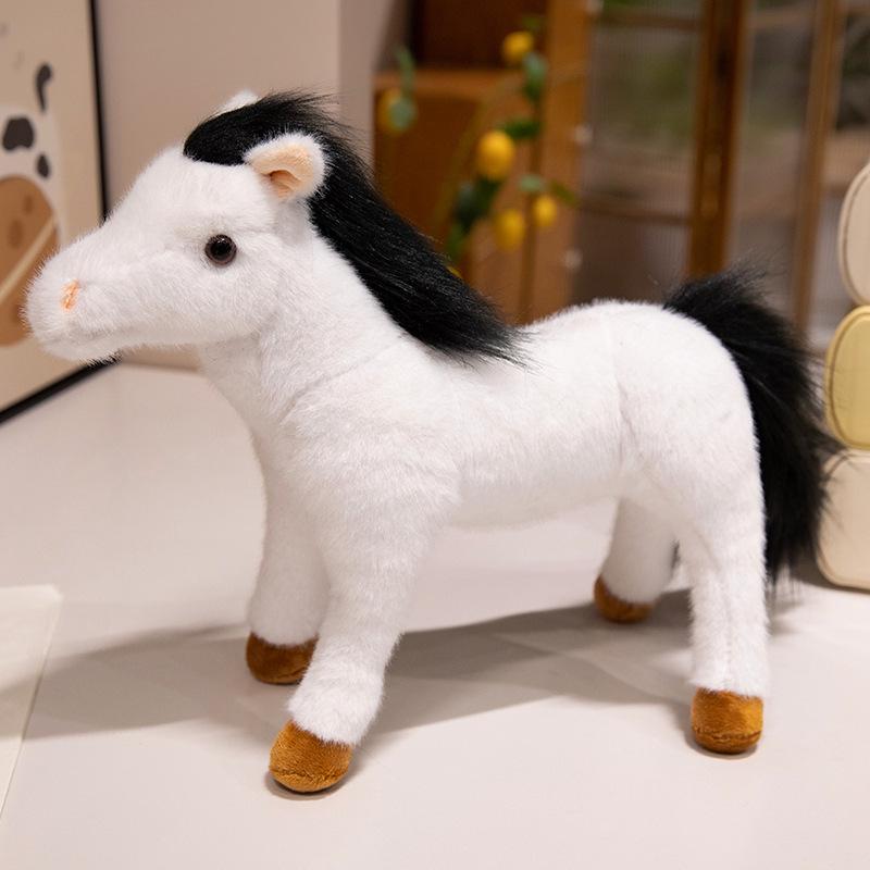 Трансграничная плюшевая игрушка-лошадь: Кукла-пони Зоопарк Активность и Домашнее украшение Подарок для детей