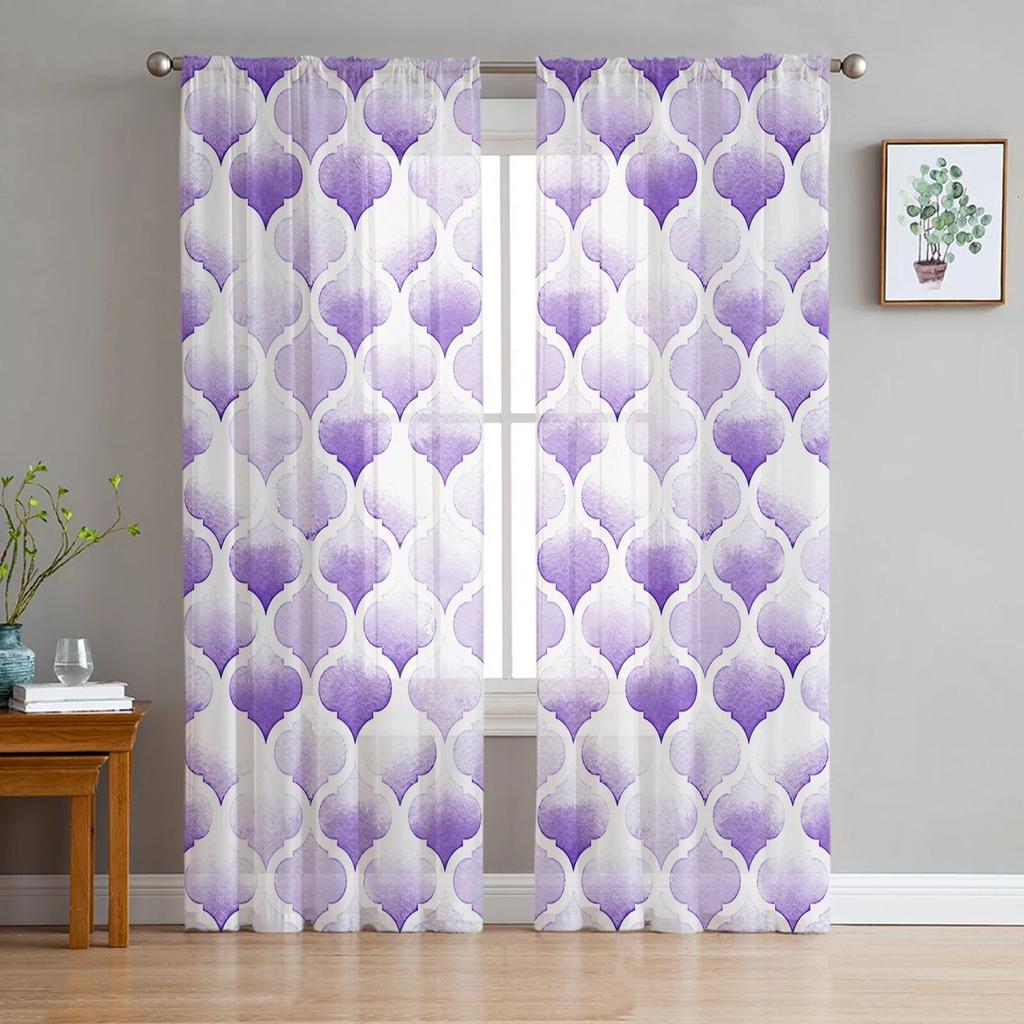 Марокканские текстурированные оранжевые прозрачные шторы для гостиной, спальни, детской комнаты, тюлевые занавески для окон