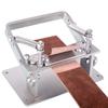 304 Stainless Steel Craft Leather Splitter Machine DIY Manual Cutting Peeler Rolling Bearing Tools +1 Box (10 Blade) 100MM*18MM