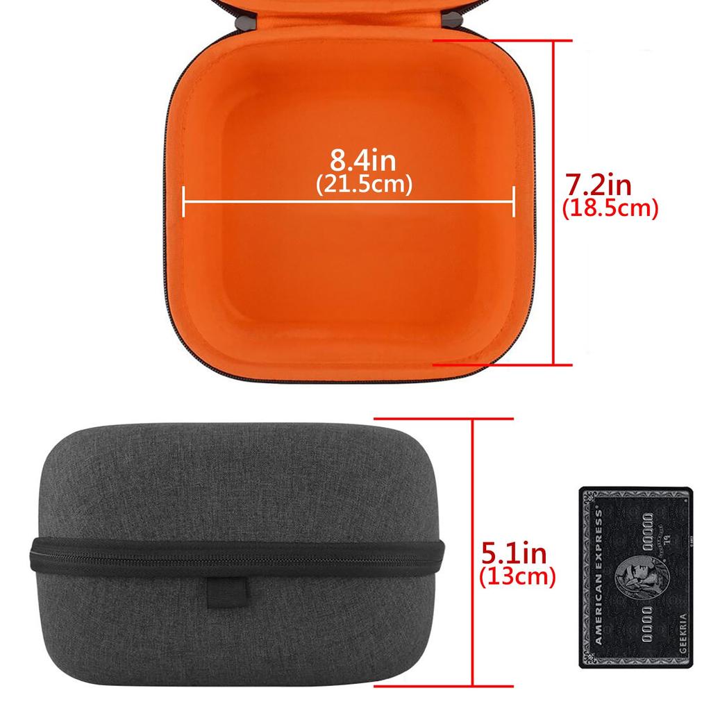 Чехол для наушников Geekria, совместимый с большими гарнитурами, такими как SONY JVC DENONs Чехол-сумка MDR-Z1R, MDR-Z7M2, HA-SZ2000, HA-SZ1000e, AH-D9200, AH-D5200,