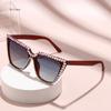 Солнцезащитные очки Cat Eye Luxury для женщин UV400 Мужские бриллиантовые солнцезащитные очки Хрустальные женские очки Солнцезащитные очки со стразами Очки