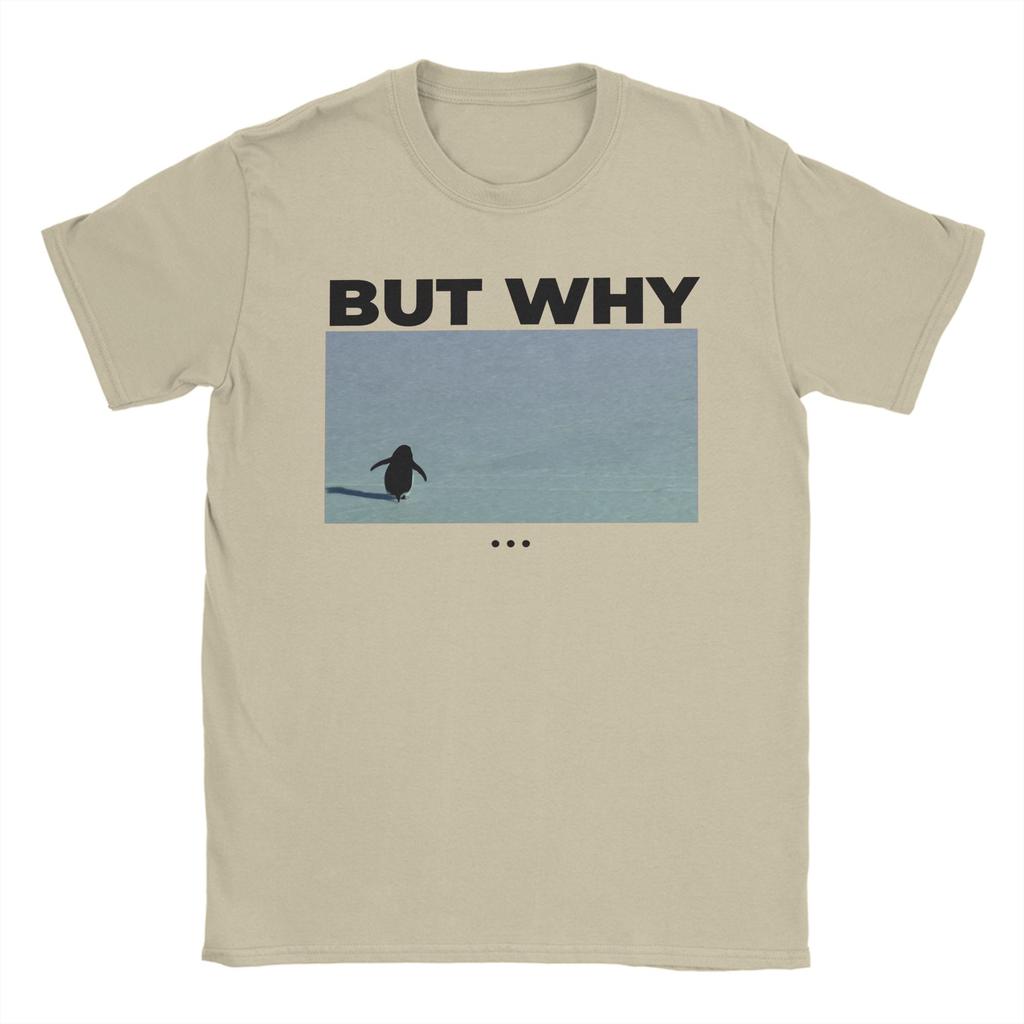 Nihilist Penguin But Why meme T Shirt Summer  Hip Hop T Shirts Unisex Pure Cotton Crew Neck Top Tees Short Sleeve Vintage Tshirt
