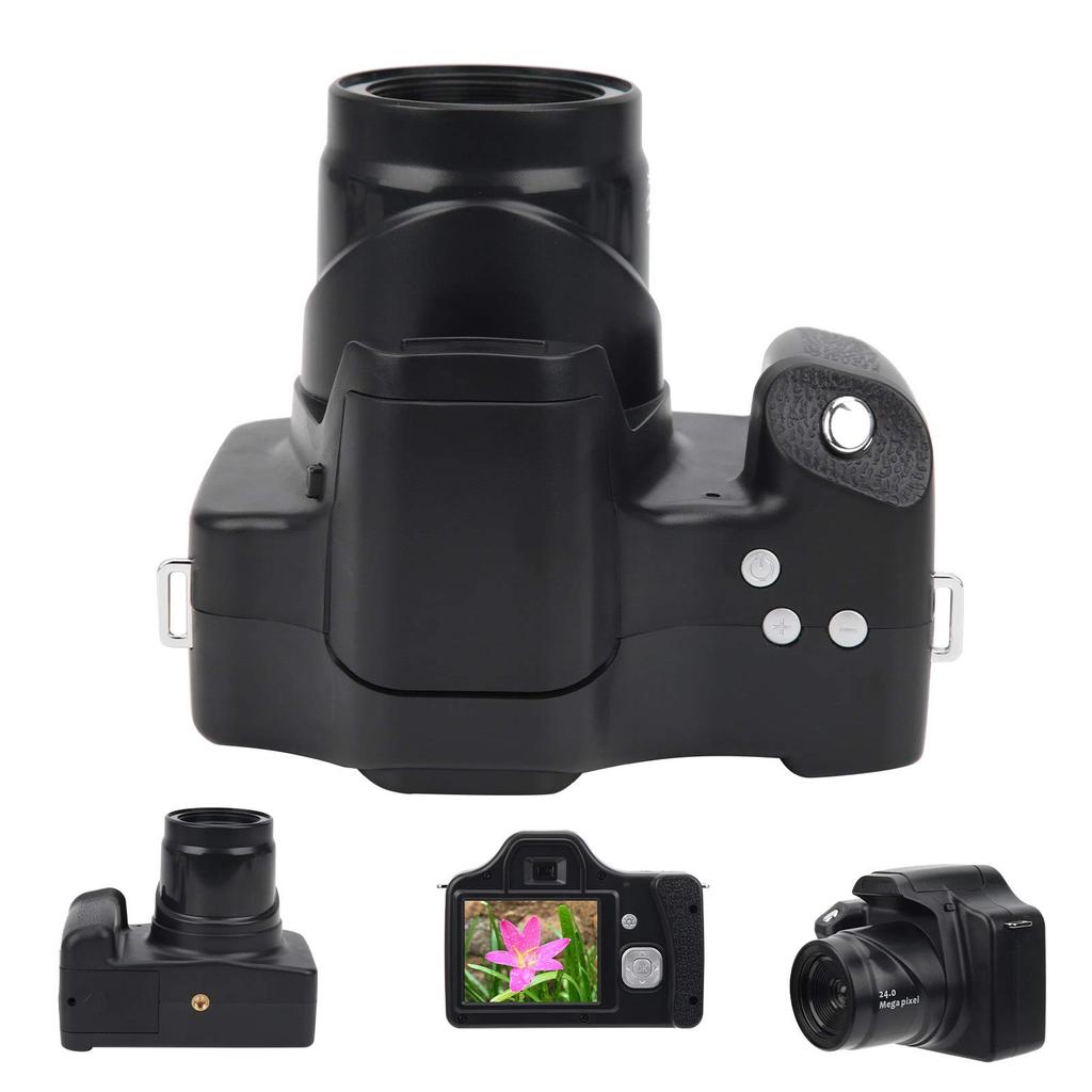 Digital LCD 18x HD DSLR 24MP Photo 1500mAh Video for Recording Camera, 3.0-inch Screen, Zoom, Camera, Shooting, High-Capacity Battery, Camera,
