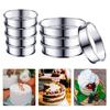 Double Rolled Round Kitchen Baking Tool Metal DIY Cake Mold Muffin Ring Bakeware Tart Ring