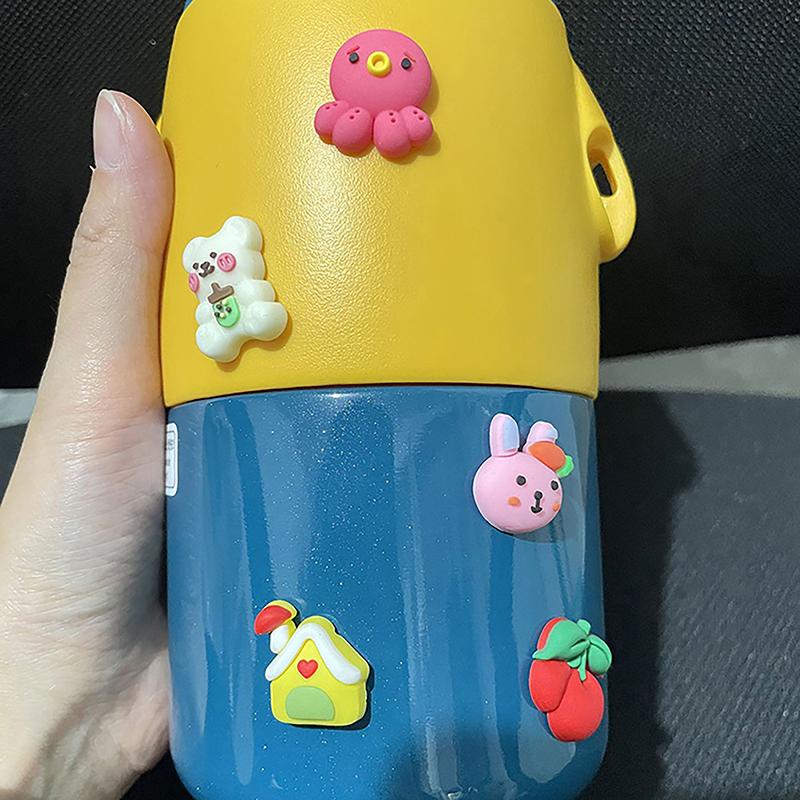 20Pcs 3D Cartoon Diy Handmade Children'S Hair Clip Water Cup Shoes Decor Stickers Cream Adhesive Resin Accessories