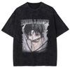 Hunterhunter Chrollo Lucilfer Manga Graphic Tshirt Men Women Cotton Printed Short Sleeve Vintage Washed Streetwear Top Hot