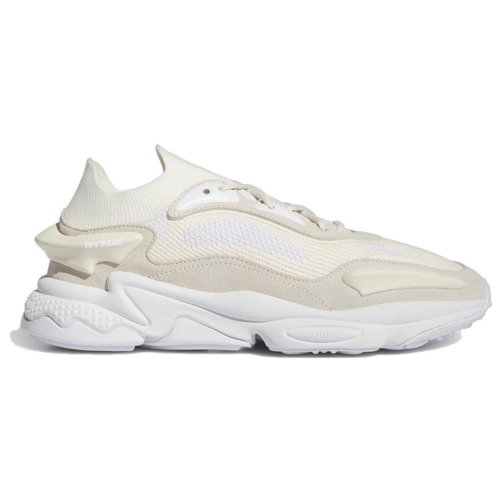 Кроссовки унисекс Ivy Park x adidas Ozweego Knit Noir кремовые кремово-белые облачно-белые IF6679